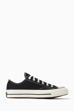 Buy Converse Black Chuck 70 Low top Sneakers in Canvas For Women Online Ounass UAE