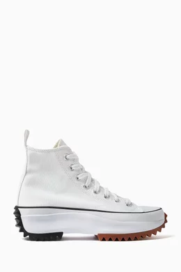 Buy Converse White Run Star Hike High-top Sneakers in Canvas For