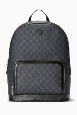 Gucci supreme canvas backpack deals