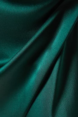 Buy Enza Costa Green Maxi Skirt in Silk For Women Online Ounass UAE
