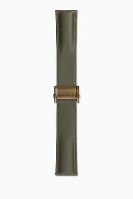 Buy Montblanc Green Summit Smartwatch Strap in Calf Leather For UNISEX Online Ounass UAE