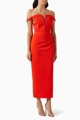 Mossman red dress cheap