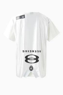 【BALENCIAGA】Deconstructed unity UNITY SPORTS ICON Tシャツ Buy Balenciaga Black Unity Sports Icon Deconstructed T-Shirt