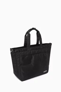 Buy WACKO MARIA Black Porter Record Tote Bag in Nylon For Men 