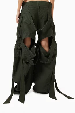 Multi pocket pants for ladies deals