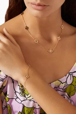 Tory burch clover necklace on sale