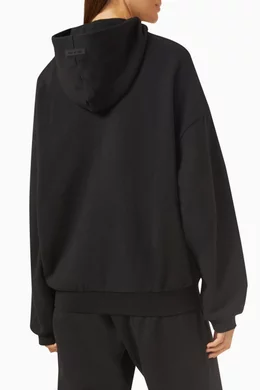 Buy Fear of God Essentials Black Essentials Hoodie in Cotton fleece For Women Online Ounass UAE
