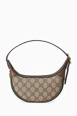 Buy Gucci Brown Mini Ophidia Bag in GG Supreme Canvas Leather For Women Online Ounass UAE