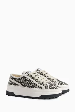 Buy Gucci Multicolour Platform Sneakers in Original GG canvas For Women Online Ounass UAE