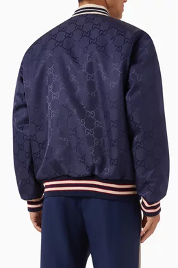 Buy Gucci Blue Reversible Jacket in Nylon Canvas For Men Online Ounass UAE