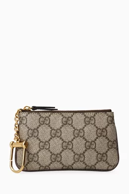 Gucci supreme key case clearance