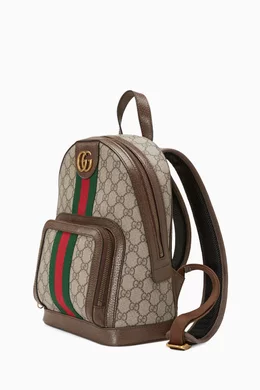 Buy Gucci Brown Small Ophidia GG Supreme Backpack in Coated canvas For Women Online Ounass UAE