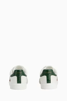 Buy Gucci White Ace Sneakers in Leather For Men Online Ounass UAE