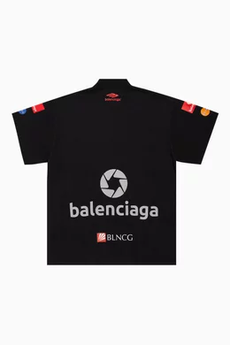 Buy Balenciaga Black Unisex Top League Oversized T-shirt in Cotton-jersey  For UNISEX Online | Ounass UAE