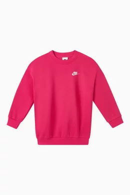Baby pink nike sweatshirt top