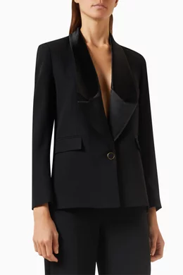 Milly tuxedo dress top