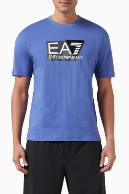 Emporio armani blue t shirt discount