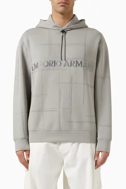 Emporio armani grey hoodie deals