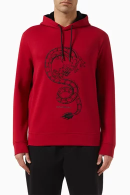 Gucci red dragon hoodie shop