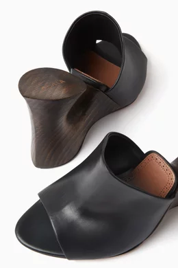 Mules wood top