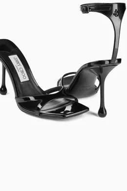 70%オフセールJIMMY CHOO IXIA PATENT LEATHER SANDAL Buy Jimmy Choo Black Ixia 95 Sandals in Patent Leather For