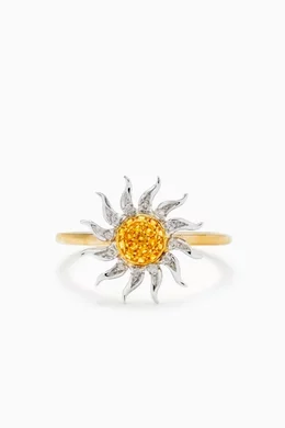 Citrine yellow gold ring new arrivals