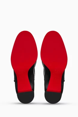 Buy Christian Louboutin Black CL 70 Ankle Boots in Leather For Women Online Ounass UAE