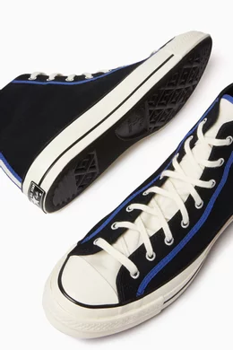Buy Converse Black Chuck 70 High top Sneakers in Canvas For Men Online Ounass UAE