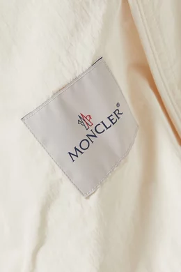 Buy Moncler White Euridice Jacket in Cotton blend For Women Online Ounass UAE