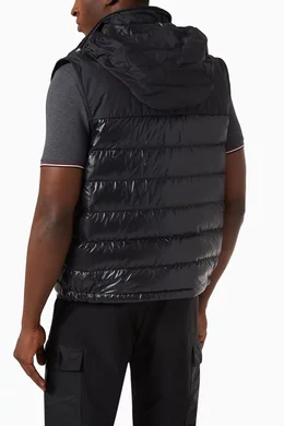 Buy Moncler Black Cerces Quilted Down Vest For Men Online Ounass UAE