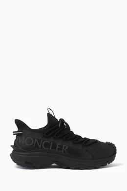 Moncler black trainers sale