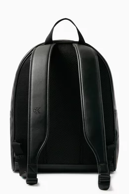 Monogrammed leather backpack purse clearance