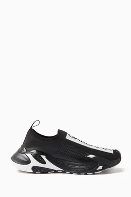 Stretch mesh sorrento sneakers with logo hot sale