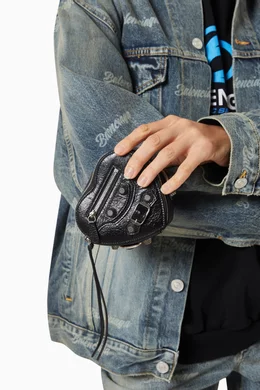 Buy Balenciaga Black Le Cagole Heart Jewelry Box in Arena