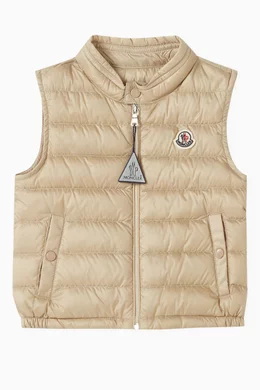 Moncler shiny vest cheap