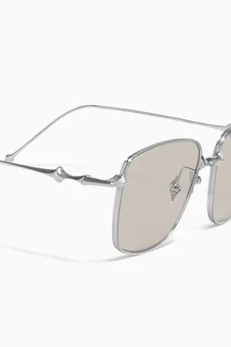 Buy Gentle Monster Brown Academya 02(BR) Glasses in Metal For