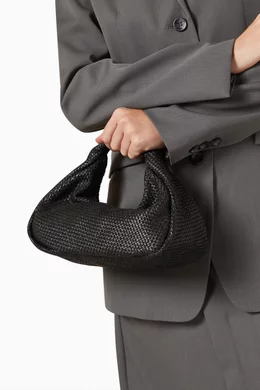 ST.AGNI セントアグニ Woven Bon Bon Bag St. Agni | Mini Bon Bon Bag - Patent Fudge