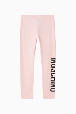 Moschino logo leggings cheap