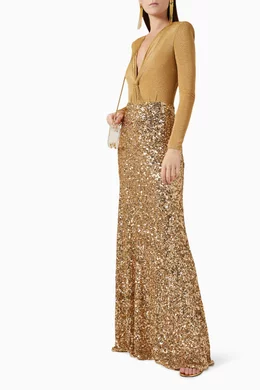 Elisabetta franchi gold dress outlet