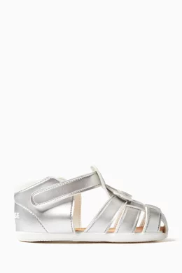Silver baby sandals on sale