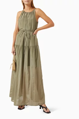 chinese dress ladies Giovanna Gown In Matte Jersey  Halston