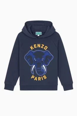 Blue kenzo hoodie deals