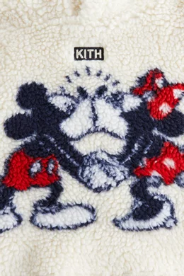 Buy Kith Neutral x Disney Mickey Friends Hoodie in Sherpa For UNISEX Online Ounass UAE