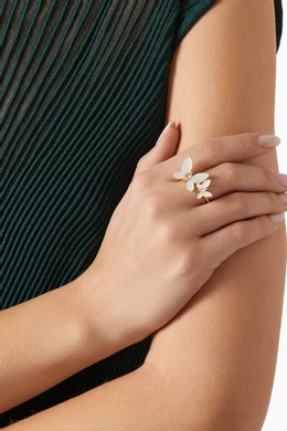 Buy Kate Spade New York White Social Butterfly Ring in Plated Metal For Women Online Ounass UAE