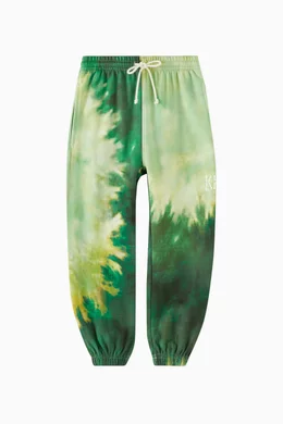 Buy Kith Green Skeleton Sweatpants in Cotton For Boys Online Ounass UAE