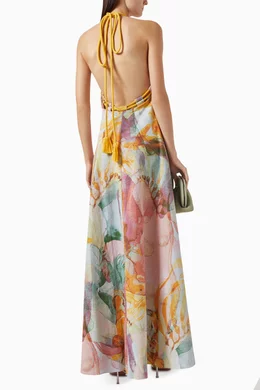 Buy Andrea Iyamah Multicolour Essi Maxi Dress in Cotton For Women Online |  Ounass UAE