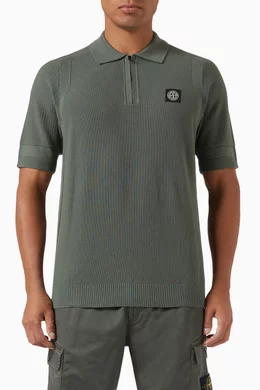 Stone island grey polo shirt outlet