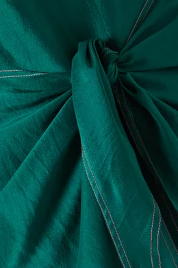 Ae tie front midi dress best sale