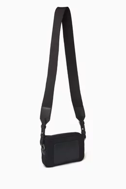 Buy Palm Angels Black Logo Camera Bag in CORDURA® For Men