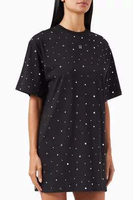 Embellished t shirt dress outlet